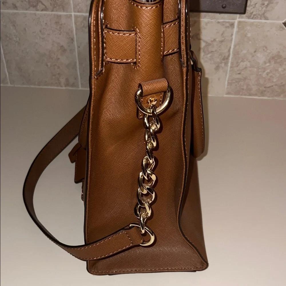 Michael Kors Tan Leather Satchel